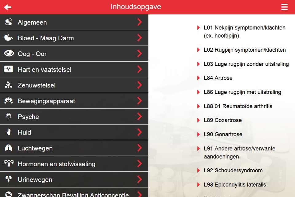 Groninger Formularium app screenshot 2