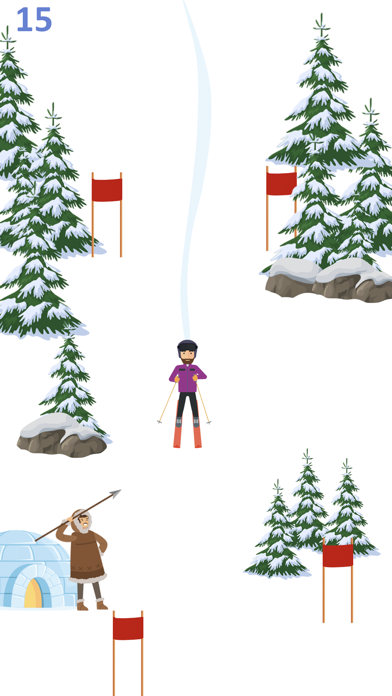Hipster Skiing screenshot 3