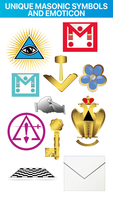 How to cancel & delete Masonic Emoticon from iphone & ipad 2