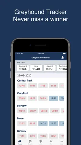 Game screenshot Greyhound Racing Tracker apk