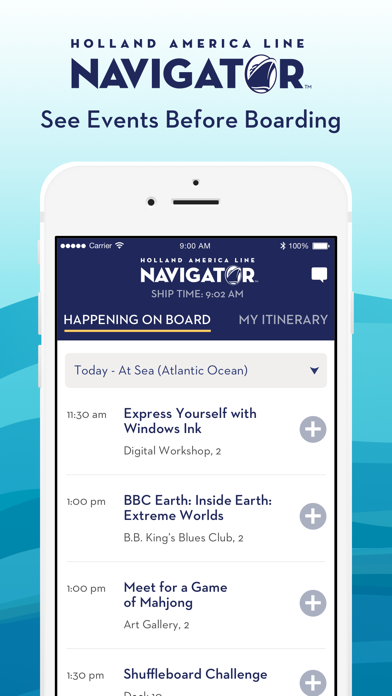 Holland America Line Navigator screenshot 3