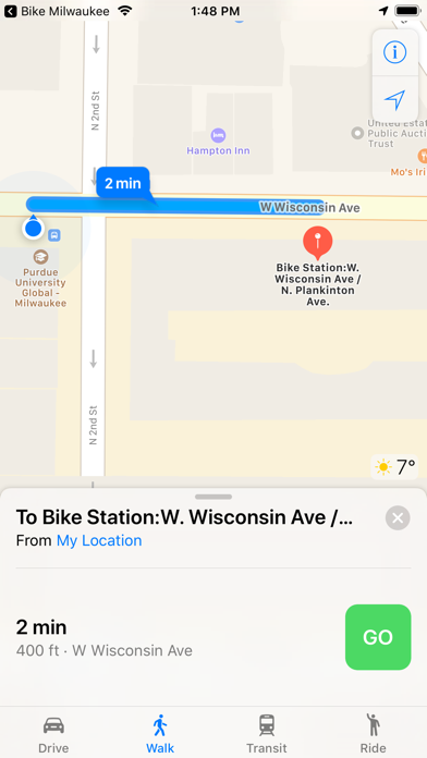 Bike Stations Milwaukee screenshot 3
