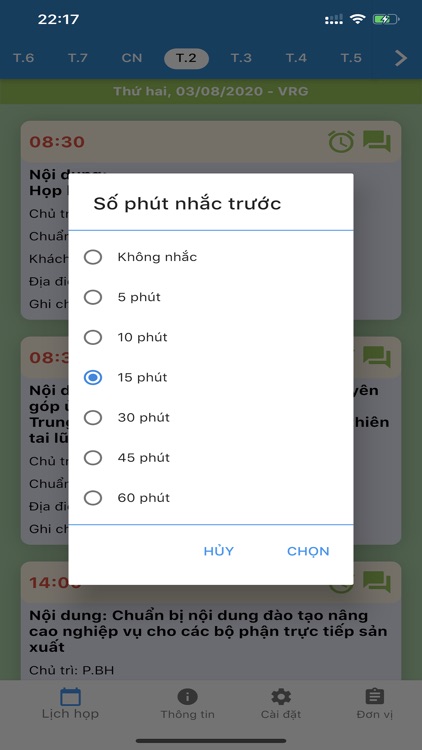 VNPT Lịch Họp screenshot-3