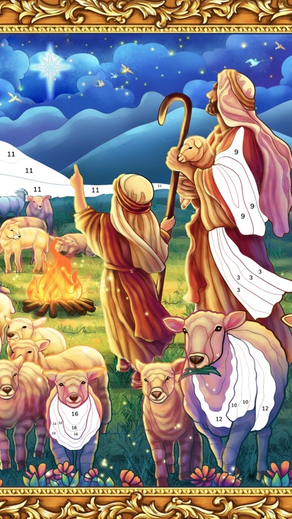 Bible Coloring Paint by Number screenshot-4