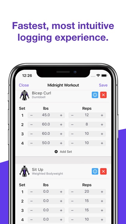 Liftify - Workout Gym Tracker