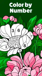 line art — color by number iphone screenshot 1