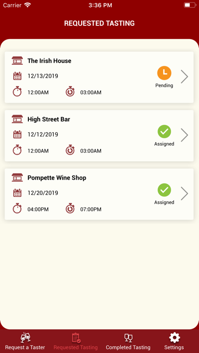 KA Ross Marketing Tasting App screenshot 2