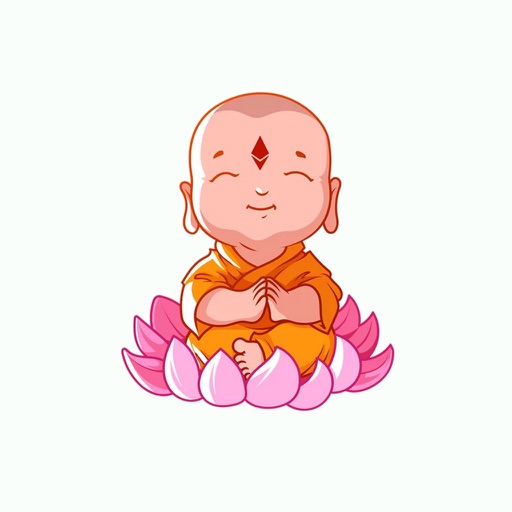 Baby Buddha Stickers icon