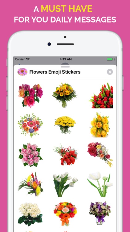 Flowers Emoji Stickers screenshot-3