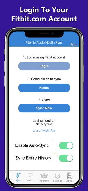 sync aria scale to apple health