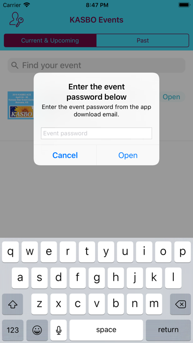 Kansas ASBO Event App screenshot 2