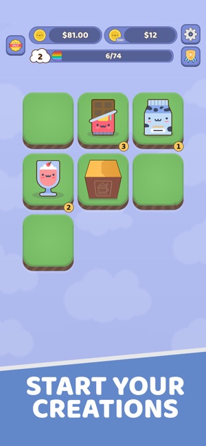 Merge Kawaii Food Tycoon