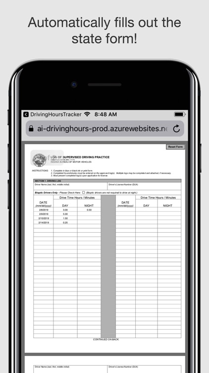 Learner's Permit Log Tracker