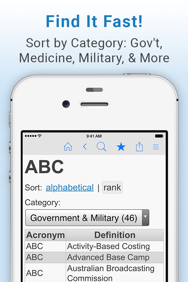Acronym Finder screenshot 2