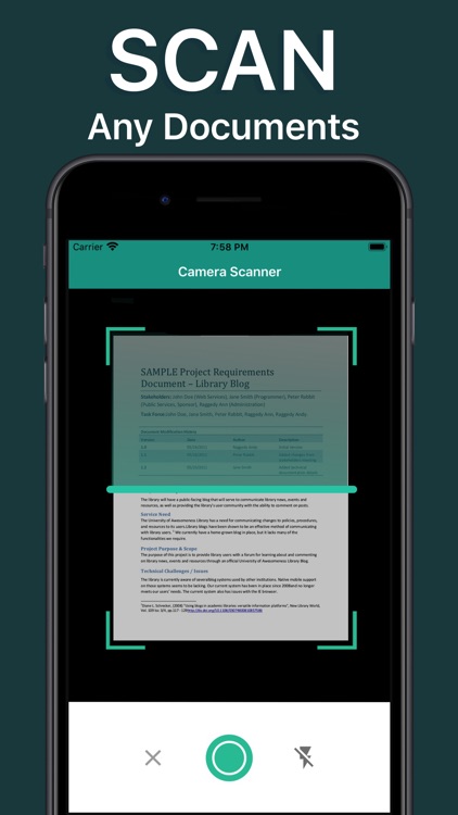 Camera Scanner - ORC Scanner