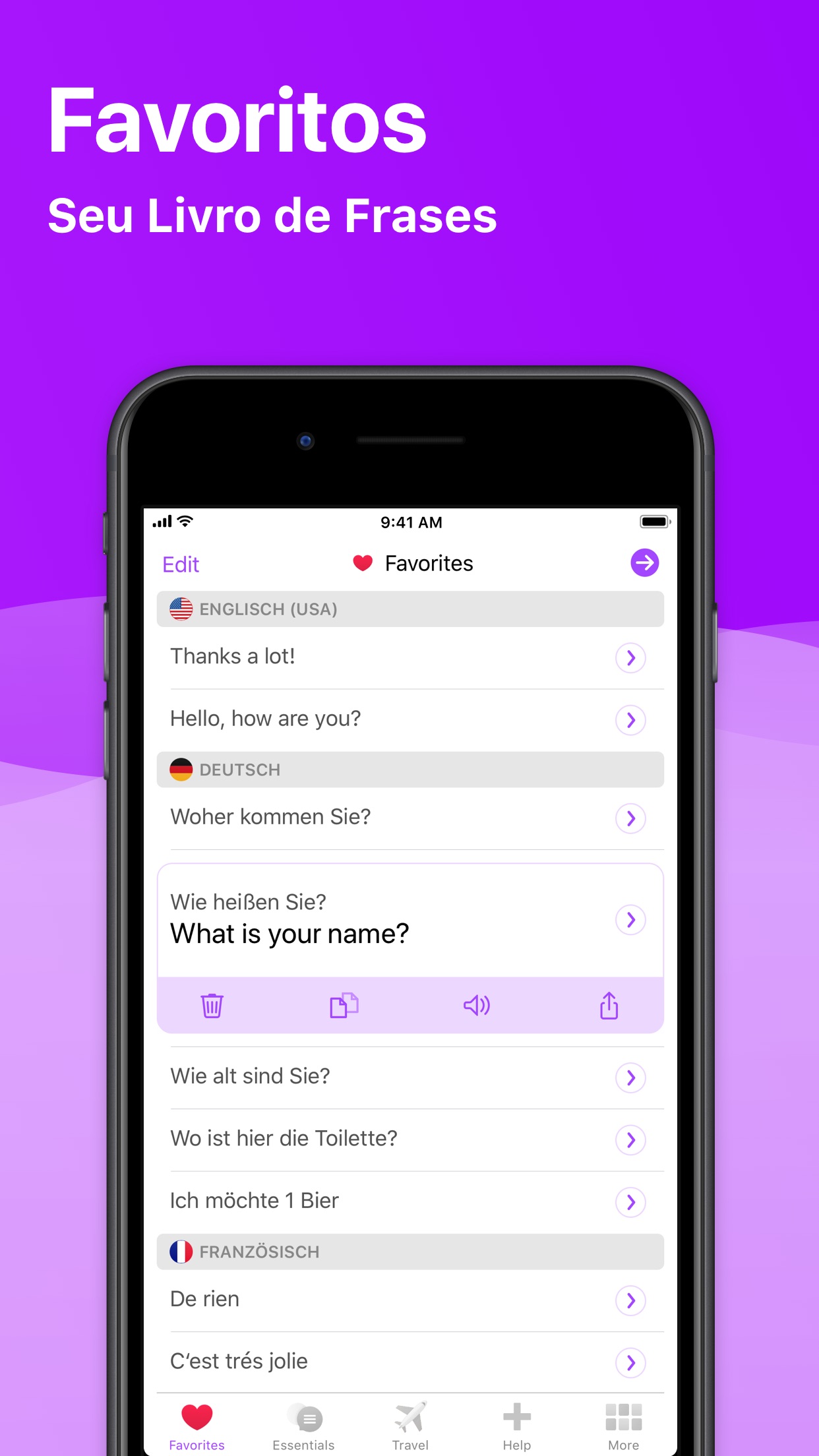Screenshot do app iTranslate Voice