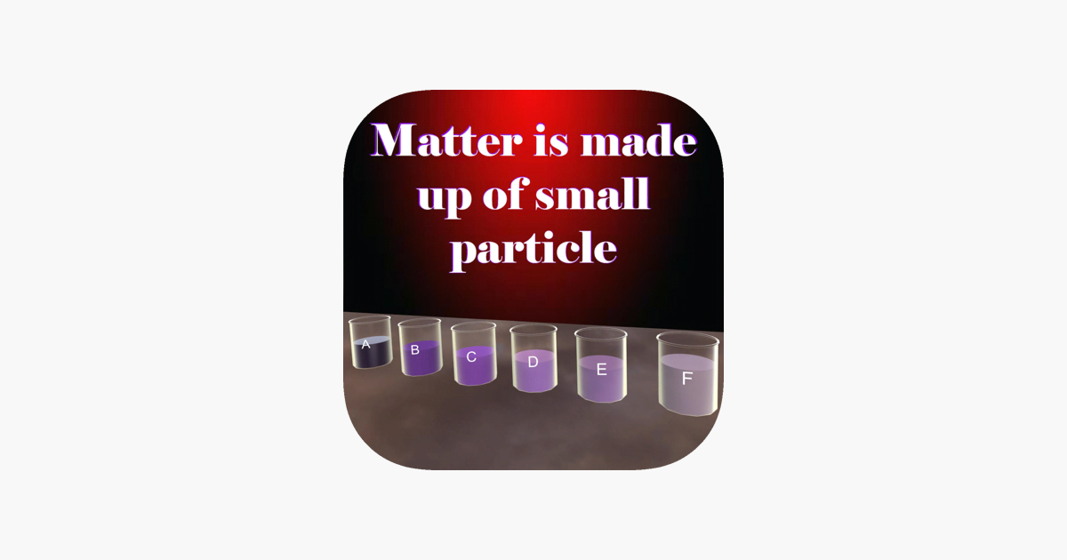 particles of matter are very small true or false