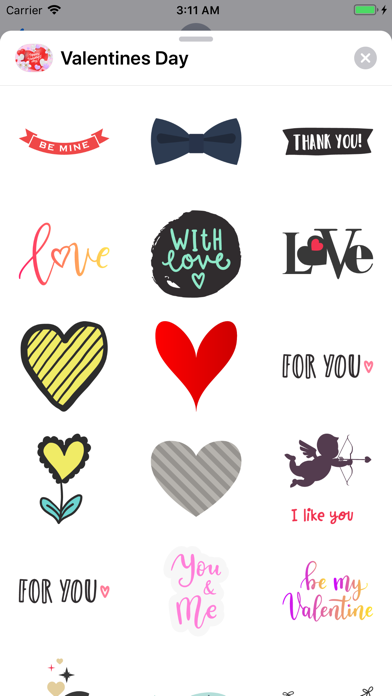 Happy Valentines Day! Stickers screenshot 2