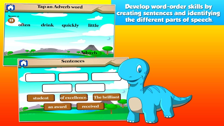 Dino Third Grade School Games screenshot-3
