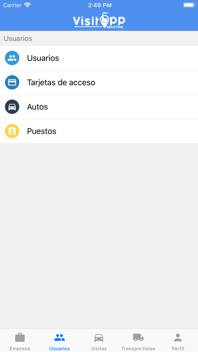 VisitApp Industrial Admin screenshot 3