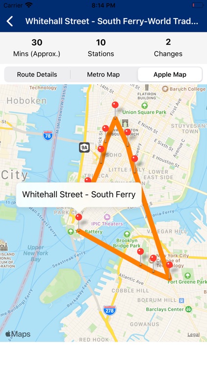 New York Subway Trip Planner screenshot-4