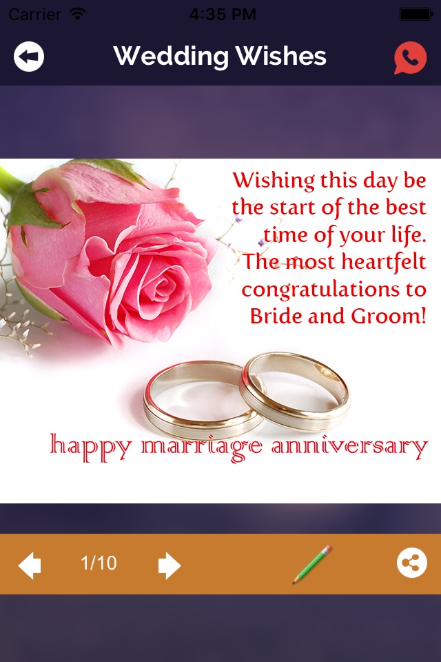 Wedding Anniversary Wishes screenshot 3