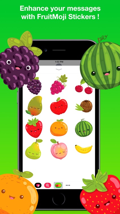 FruitMoji Stickers Pro
