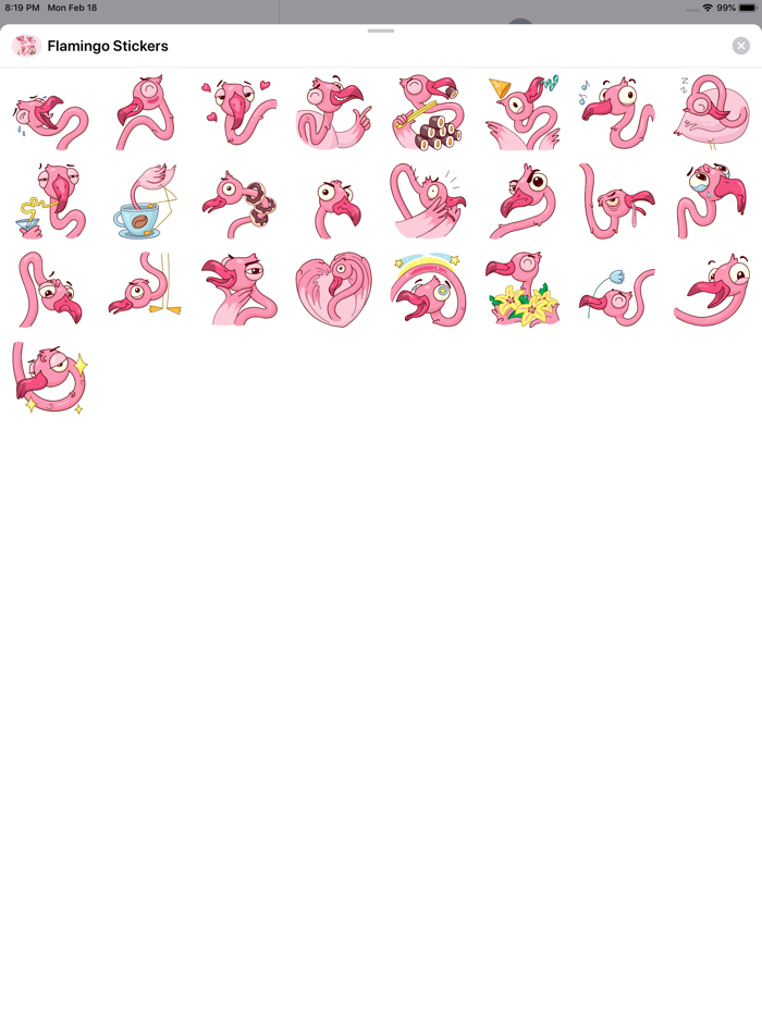 Flamingo Stickers