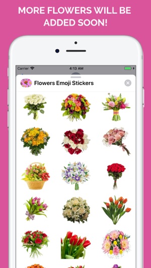 Flowers Emoji Stickers(圖8)-速報App