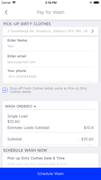 Heaven Scent Laundry App screenshot 4