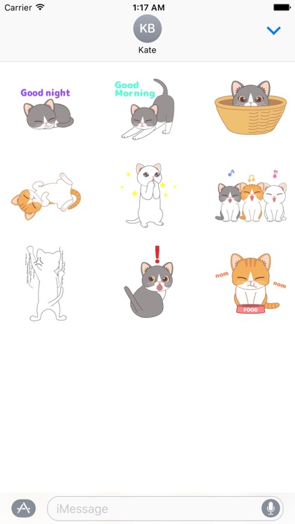 So Cute Kitty Animated Sticker