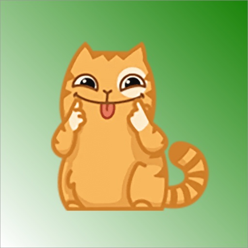 Cat Pesik Sticker icon