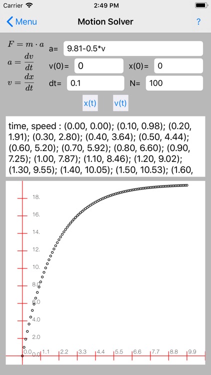 Physics Calculator of motion