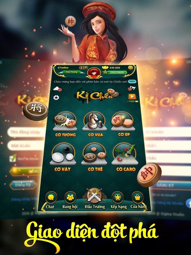 Kỳ Chiến: Game co tuong, co up
