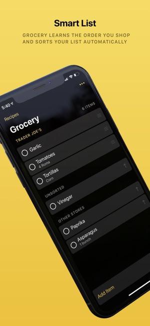 Grocery - Smart Grocery List