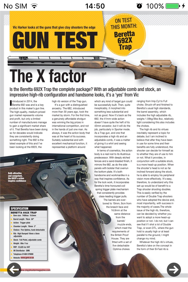 Clay Shooter Magazine screenshot 4