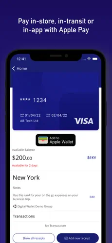 Captura de Pantalla 1 Visa Commercial Pay iphone