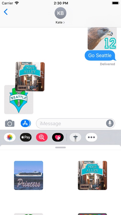Seattle Stickies for iMessage screenshot-8