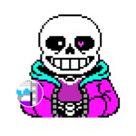 1 Undertale Sans Pixel number