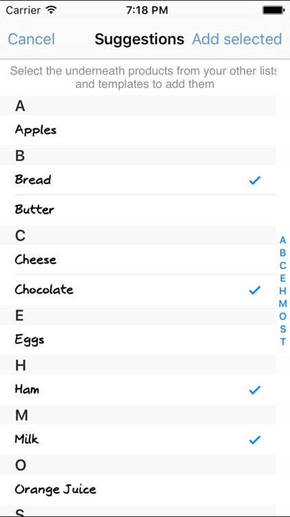 Shopping list Courzeo Lite screenshot-4