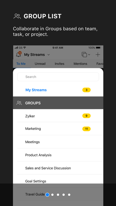 How to cancel & delete Streams - for Zoho Mail from iphone & ipad 1