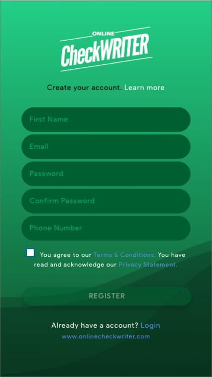 OnlineCheckWriter app screenshot-4