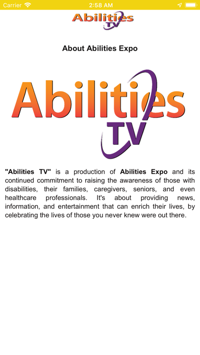 Abilities TV screenshot 2