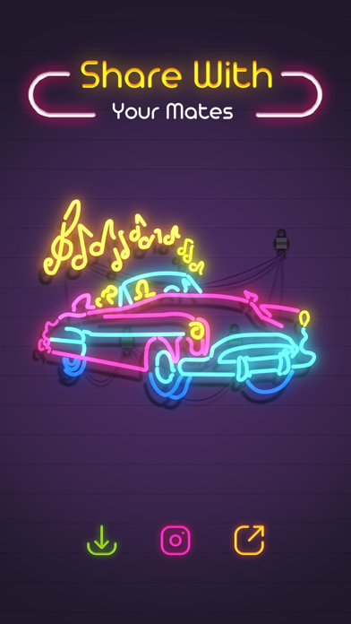 Neon It! - Light Art Riddles screenshot 4
