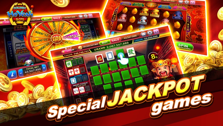 Slots GoldenHoYeah-Casino Slot screenshot-5