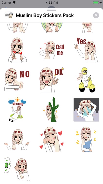 Muslim Boy Stickers Pack screenshot-5