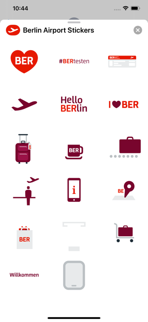 Berlin Airport Stickers