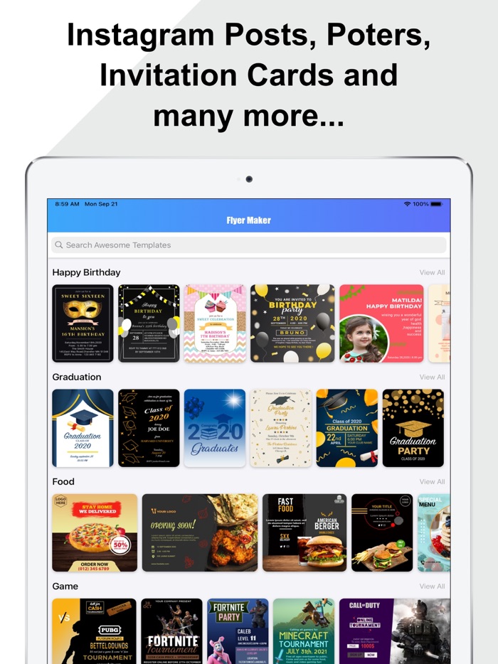 Poster Maker - Invitation Card