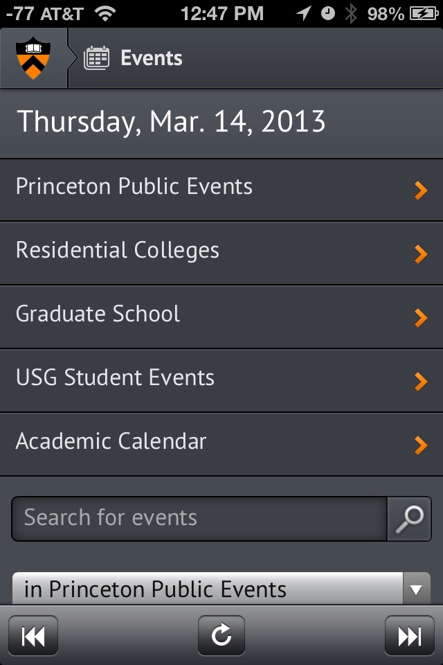 Princeton Mobile screenshot 3