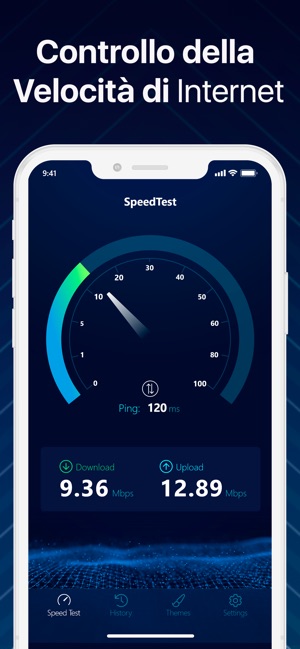 test velocità connessione iphone